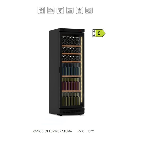 CUVÉE 400 - VETRINA MONO-TEMPERATURA ventilata PER VINI