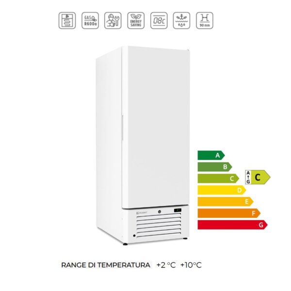 STARK P - Armadio a refrigerazione ventilata "super isolato" ad alta efficienza energetica (Temp. +2°C +10°C)