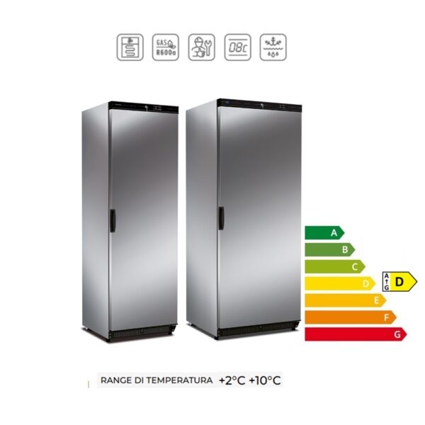 KIC LIGHT TOUCH PRX 40 60 - Armadio Inox a refrigerazione ventilata (Temp. +2°C +10°C)