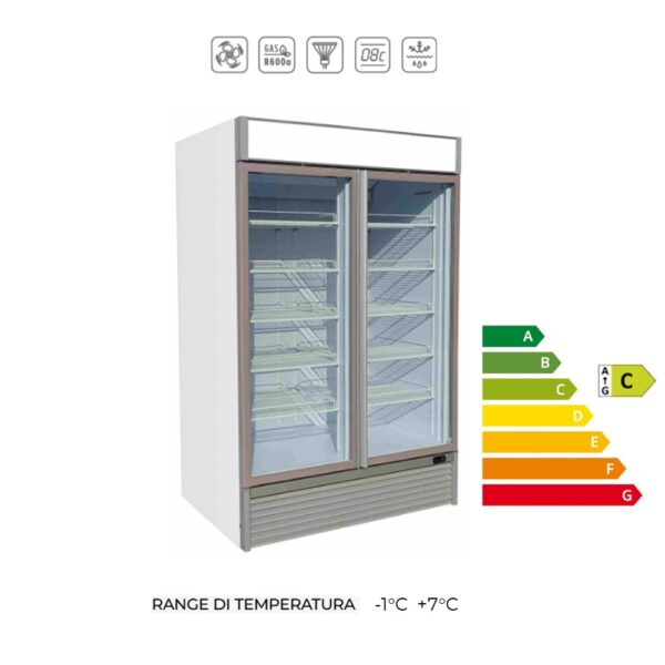 EIS 112.3 - Espositore refrigerato ventilato per bevande con capacita di 840 Lt. (netti)