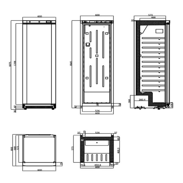 A 400 P - Armadio refrigerato ventilato ad elevato risparmio energetico (classe A) - immagine 2