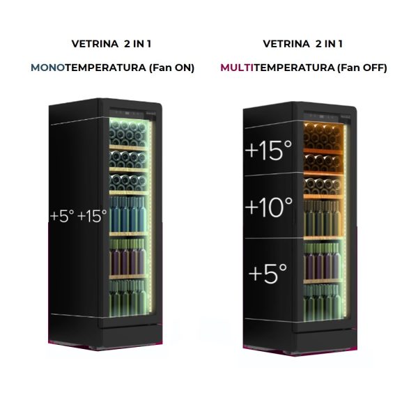CUVÉE Plus - Vetrina climatizzata mono / multi Temperature per vini - immagine 2