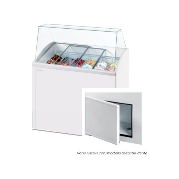 SLANT 510 ICE - Vetrina espositiva per gelato mantecato - immagine 3