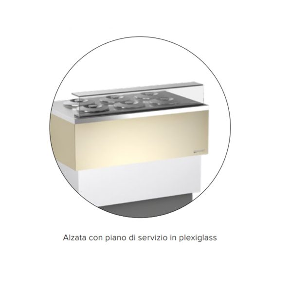 CARRARA CREAM 4|6|8|10 - Conservatore per gelato mantecato e granite - immagine 2