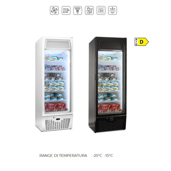 EXPO NV - Espositore verticale CONGELATORE ventilatO (-25°C -15°C)