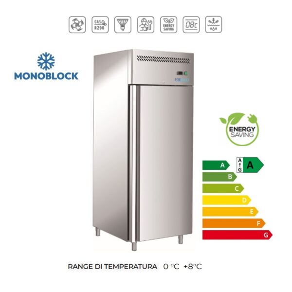 M-GNH610TN-FC- Armadio a refrigerazione ventilata ad alta efficienza energetica (Temp. 0°C +8°C)