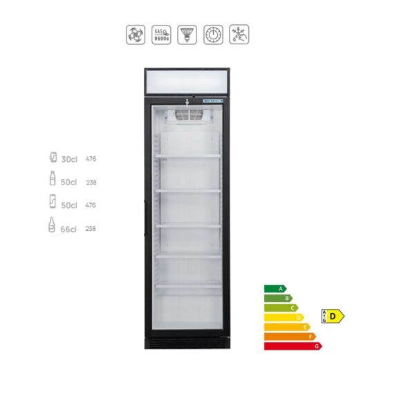 ICG-CV385A - Espositore verticale refrigerato a refrigerazione ventilata (Usato pari al nuovo)