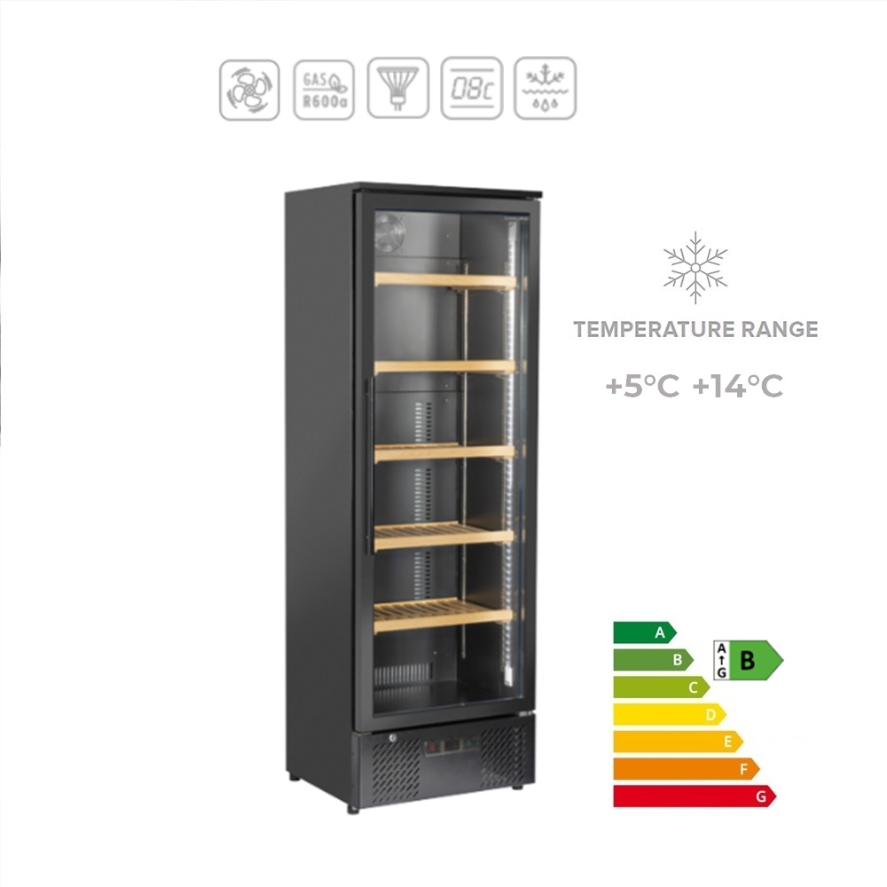 CW 380 - Cantinetta refrigerata ventilata 293 Lt. ( Temperatura +5°C + 14°C )