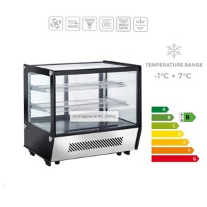 RC 120 SQ - Vetrinetta refrigerata ventilata da banco 120 LT. (range temperatura -1°C +7°C)