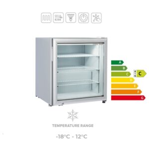 RG 90 - Espositore orizzontale congelatore da banco 90 LT. (range temperatura -18°C -12°C)