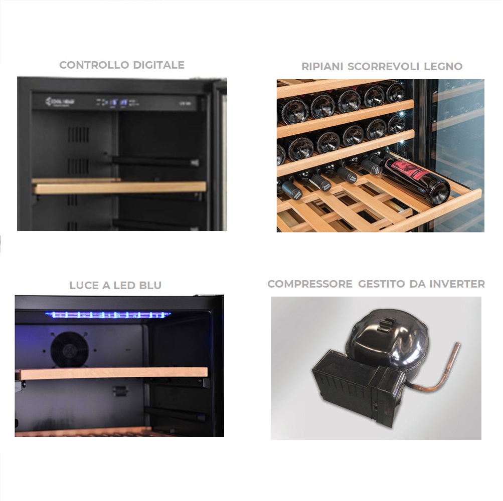 CW 400- Cantinetta refrigerata ventilata da incasso (temperatura +5°C + 18°C ) - immagine 3